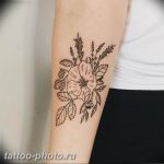 фото тату лаванда 24.12.2018 №050 - photo tattoo lavender - tattoo-photo.ru