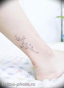 фото тату лаванда 24.12.2018 №055 - photo tattoo lavender - tattoo-photo.ru