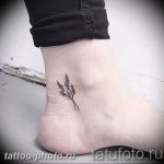 фото тату лаванда 24.12.2018 №070 - photo tattoo lavender - tattoo-photo.ru