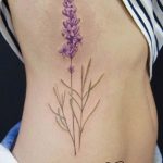 фото тату лаванда 24.12.2018 №087 - photo tattoo lavender - tattoo-photo.ru