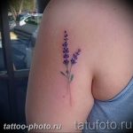 фото тату лаванда 24.12.2018 №090 - photo tattoo lavender - tattoo-photo.ru