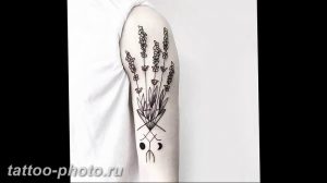 фото тату лаванда 24.12.2018 №125 - photo tattoo lavender - tattoo-photo.ru