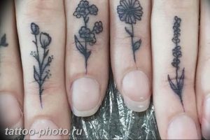 фото тату лаванда 24.12.2018 №147 - photo tattoo lavender - tattoo-photo.ru