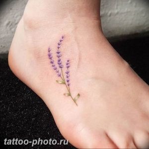 фото тату лаванда 24.12.2018 №159 - photo tattoo lavender - tattoo-photo.ru