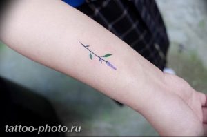 фото тату лаванда 24.12.2018 №166 - photo tattoo lavender - tattoo-photo.ru