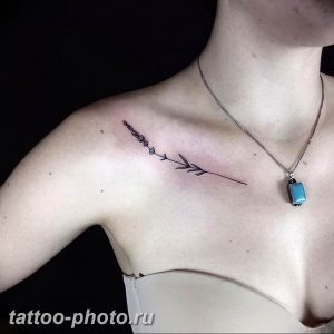 фото тату лаванда 24.12.2018 №172 - photo tattoo lavender - tattoo-photo.ru