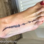 фото тату лаванда 24.12.2018 №174 - photo tattoo lavender - tattoo-photo.ru