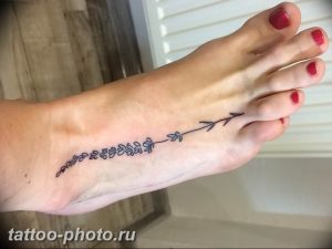 фото тату лаванда 24.12.2018 №174 - photo tattoo lavender - tattoo-photo.ru