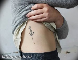 фото тату лаванда 24.12.2018 №175 - photo tattoo lavender - tattoo-photo.ru