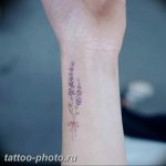 фото тату лаванда 24.12.2018 №181 - photo tattoo lavender - tattoo-photo.ru