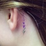 фото тату лаванда 24.12.2018 №182 - photo tattoo lavender - tattoo-photo.ru