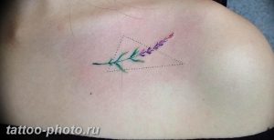 фото тату лаванда 24.12.2018 №186 - photo tattoo lavender - tattoo-photo.ru