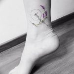 фото тату лаванда 24.12.2018 №197 - photo tattoo lavender - tattoo-photo.ru