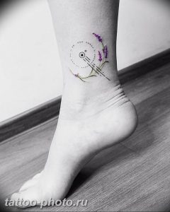 фото тату лаванда 24.12.2018 №197 - photo tattoo lavender - tattoo-photo.ru