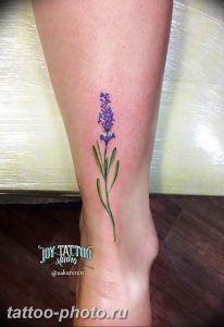 фото тату лаванда 24.12.2018 №215 - photo tattoo lavender - tattoo-photo.ru