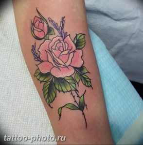 фото тату лаванда 24.12.2018 №216 - photo tattoo lavender - tattoo-photo.ru