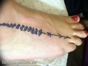 фото тату лаванда 24.12.2018 №218 - photo tattoo lavender - tattoo-photo.ru