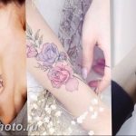 фото тату лаванда 24.12.2018 №220 - photo tattoo lavender - tattoo-photo.ru