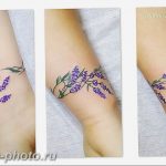 фото тату лаванда 24.12.2018 №236 - photo tattoo lavender - tattoo-photo.ru