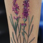 фото тату лаванда 24.12.2018 №240 - photo tattoo lavender - tattoo-photo.ru