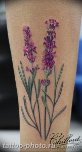 фото тату лаванда 24.12.2018 №240 - photo tattoo lavender - tattoo-photo.ru