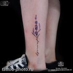 фото тату лаванда 24.12.2018 №249 - photo tattoo lavender - tattoo-photo.ru