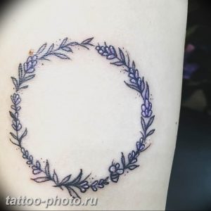 фото тату лаванда 24.12.2018 №254 - photo tattoo lavender - tattoo-photo.ru