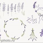 фото тату лаванда 24.12.2018 №259 - photo tattoo lavender - tattoo-photo.ru