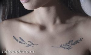 фото тату лаванда 24.12.2018 №260 - photo tattoo lavender - tattoo-photo.ru