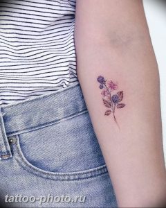 фото тату лаванда 24.12.2018 №263 - photo tattoo lavender - tattoo-photo.ru