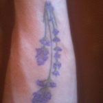 фото тату лаванда 24.12.2018 №264 - photo tattoo lavender - tattoo-photo.ru