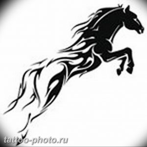 фото тату лошадь 24.12.2018 №001 - photo horse tattoo - tattoo-photo.ru