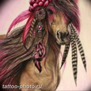 фото тату лошадь 24.12.2018 №023 - photo horse tattoo - tattoo-photo.ru