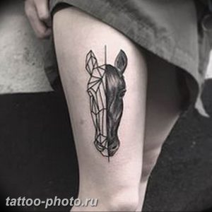 фото тату лошадь 24.12.2018 №034 - photo horse tattoo - tattoo-photo.ru