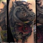 фото тату лошадь 24.12.2018 №053 - photo horse tattoo - tattoo-photo.ru