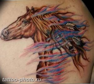 фото тату лошадь 24.12.2018 №054 - photo horse tattoo - tattoo-photo.ru
