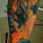 фото тату лошадь 24.12.2018 №057 - photo horse tattoo - tattoo-photo.ru