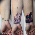 фото тату лошадь 24.12.2018 №065 - photo horse tattoo - tattoo-photo.ru