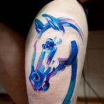 фото тату лошадь 24.12.2018 №071 - photo horse tattoo - tattoo-photo.ru