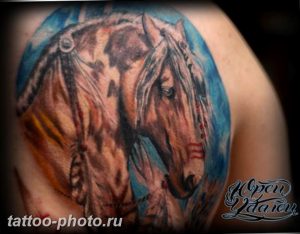 фото тату лошадь 24.12.2018 №093 - photo horse tattoo - tattoo-photo.ru