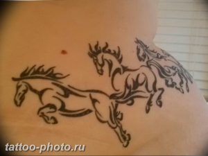фото тату лошадь 24.12.2018 №117 - photo horse tattoo - tattoo-photo.ru