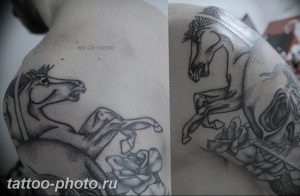 фото тату лошадь 24.12.2018 №175 - photo horse tattoo - tattoo-photo.ru