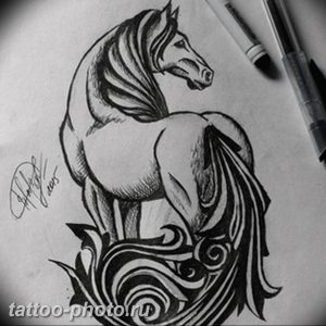 фото тату лошадь 24.12.2018 №183 - photo horse tattoo - tattoo-photo.ru