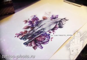 фото тату лошадь 24.12.2018 №196 - photo horse tattoo - tattoo-photo.ru