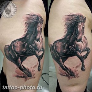 фото тату лошадь 24.12.2018 №203 - photo horse tattoo - tattoo-photo.ru