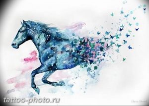 фото тату лошадь 24.12.2018 №214 - photo horse tattoo - tattoo-photo.ru