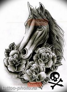 фото тату лошадь 24.12.2018 №239 - photo horse tattoo - tattoo-photo.ru