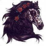 фото тату лошадь 24.12.2018 №252 - photo horse tattoo - tattoo-photo.ru