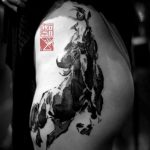 фото тату лошадь 24.12.2018 №257 - photo horse tattoo - tattoo-photo.ru
