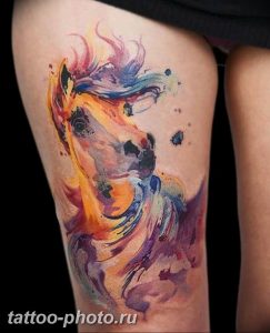 фото тату лошадь 24.12.2018 №276 - photo horse tattoo - tattoo-photo.ru